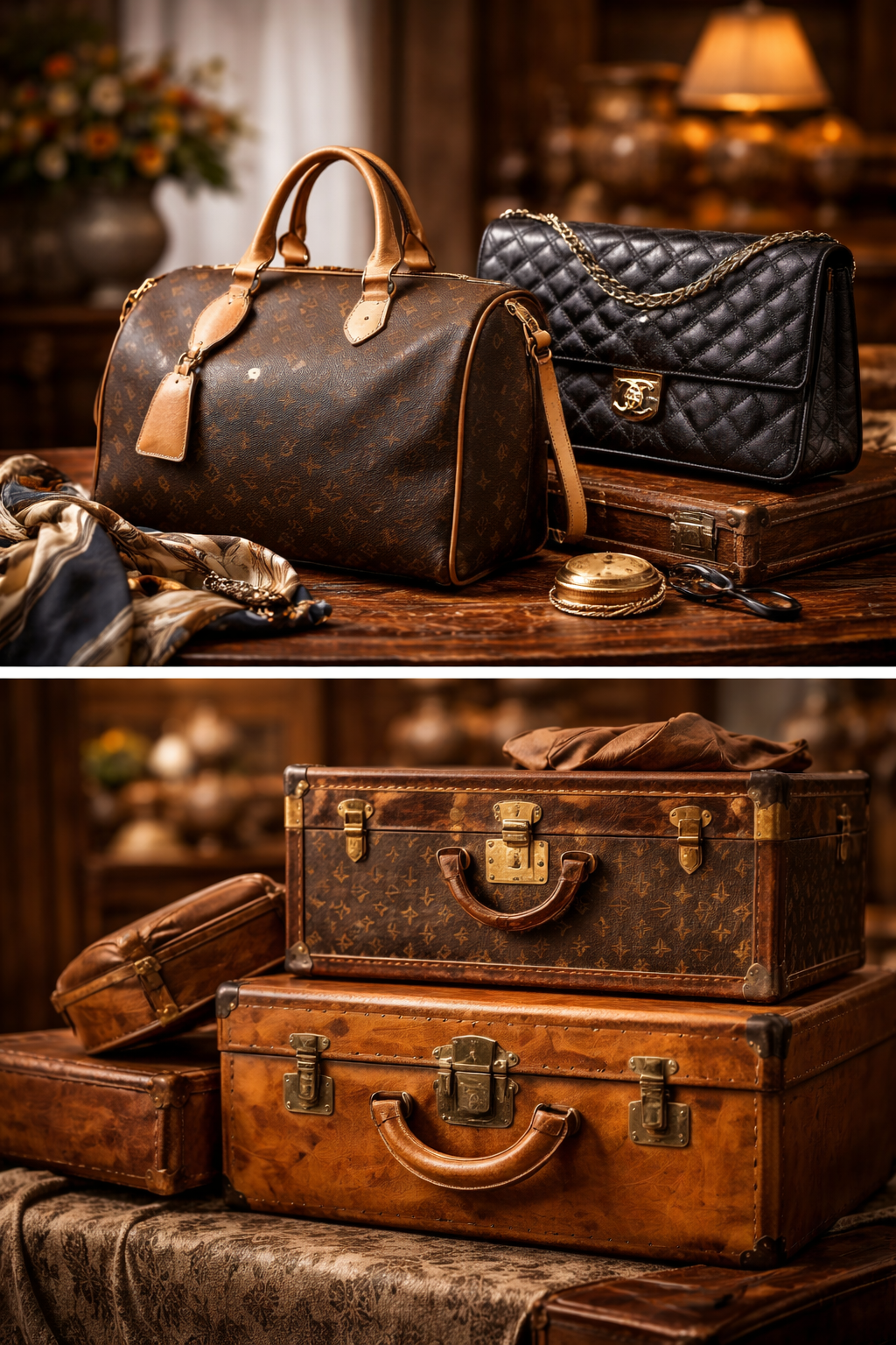 Maroquinerie de luxe : sacs et accessoires