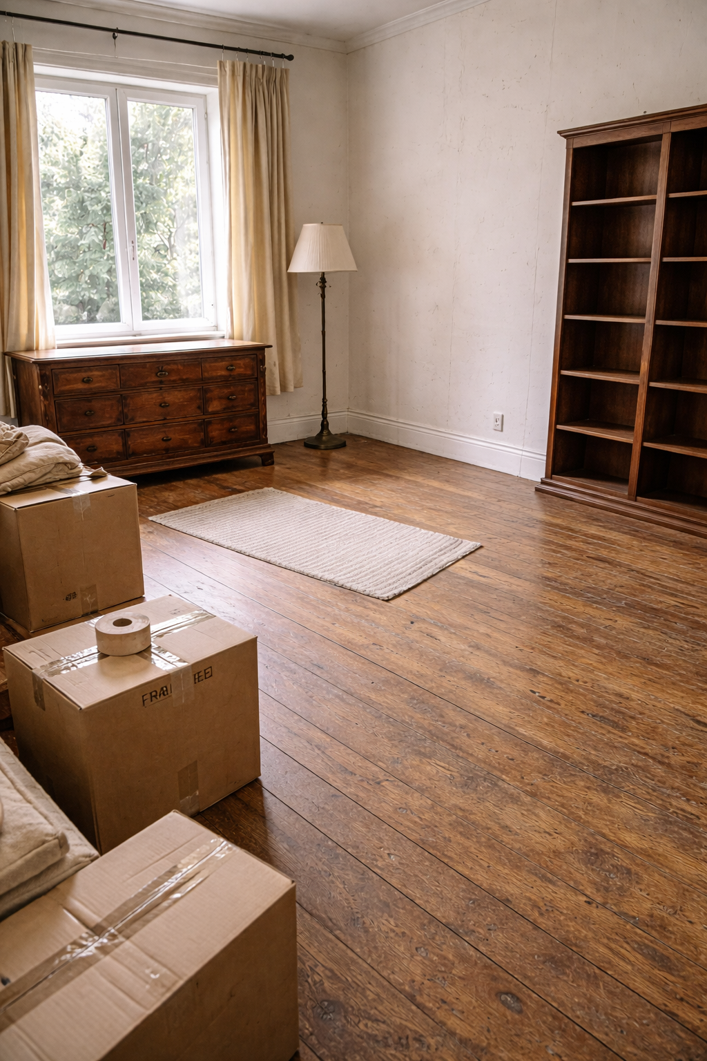 Tri d’objets anciens lors d’un débarras