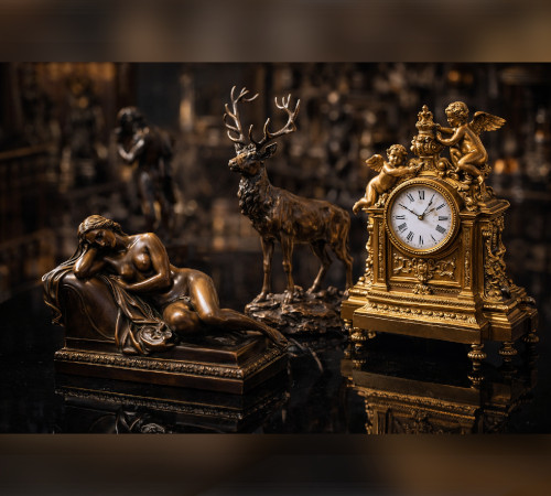 Sculptures en bronze et objets d'art